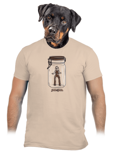 Jar in jar pánské tričko Sand