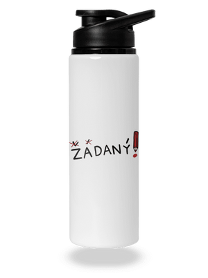 Zadaný a zadaná lahev na vodu White