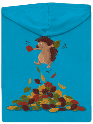 Radost z listí dámská mikina na zip Blue Atol