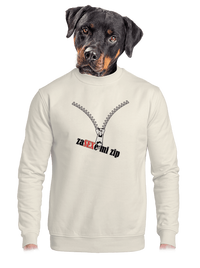 unisex mikina bez kapuce