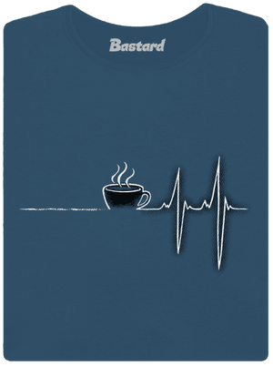 Coffee help dámské tričko premium Petrol Blue