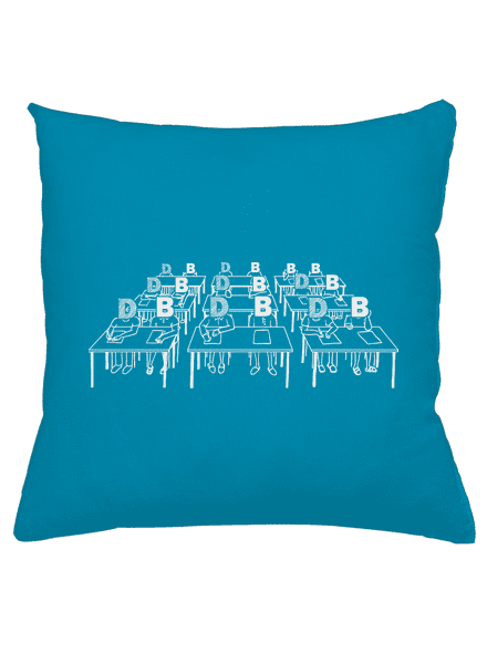 Cimrman: Debil, blbeček polštář Blue Turquoise