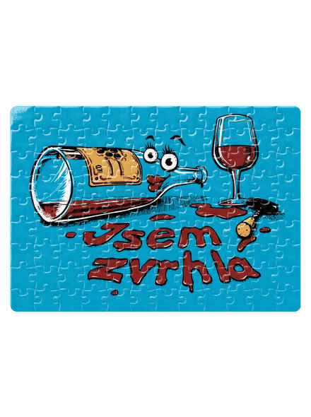 Zvrhlá puzzle White