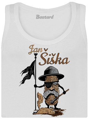 Jan Šiška dámské tílko klasické White