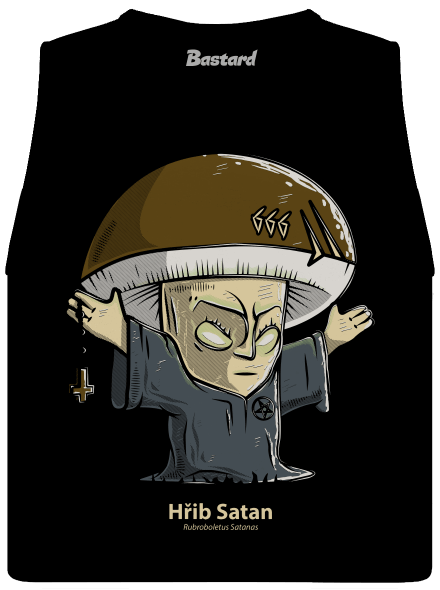 Hřib Satan dámské tílko volné Black