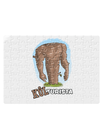 Kůlturista puzzle White