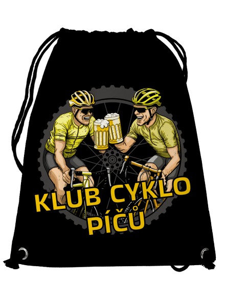 Klub cyklo píčů vak Black