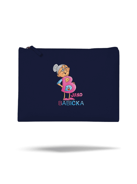 B jako babička taštička French Navy