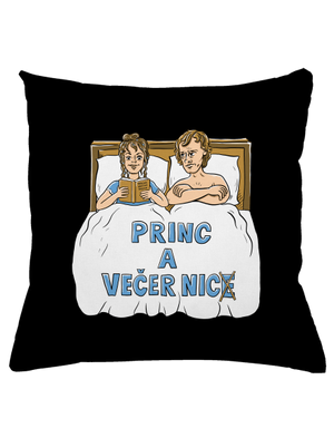 Princ a Večer nic polštář Black