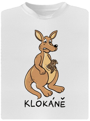 Klokáně pánské sportovní tričko White