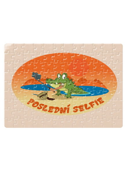 Poslední selfie puzzle White