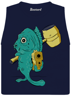 Poslední štědrovečerní dámské tílko volné Navy