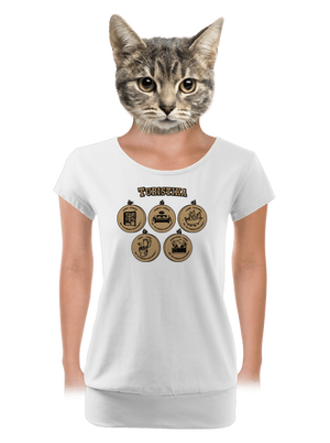 dámské tričko s lemem