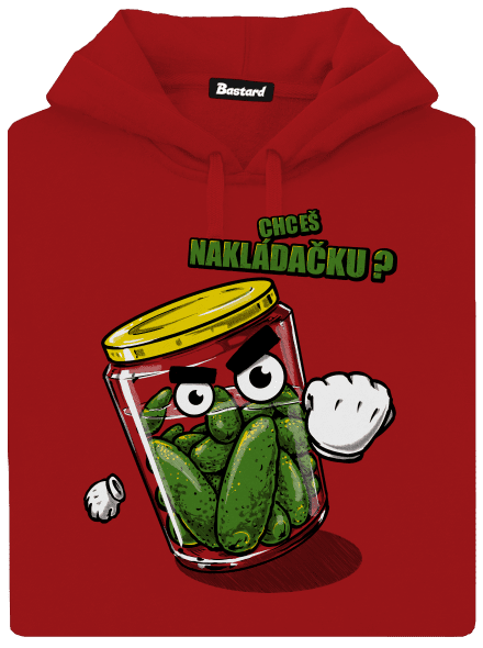 Nakládačka dámská mikina klokanka Red Mal