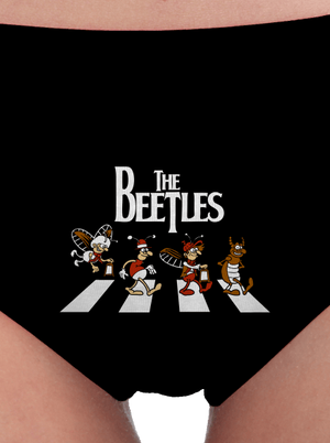 Beatles dámské kalhotky Black