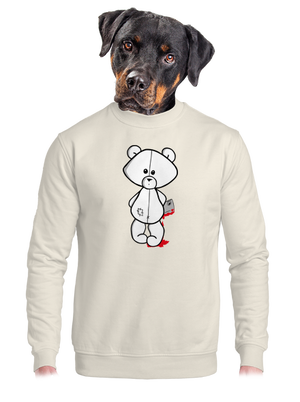 unisex mikina bez kapuce