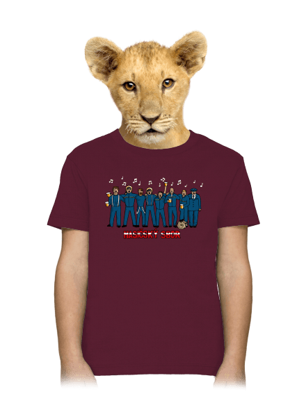Hasičský sbor dětské tričko Burgundy