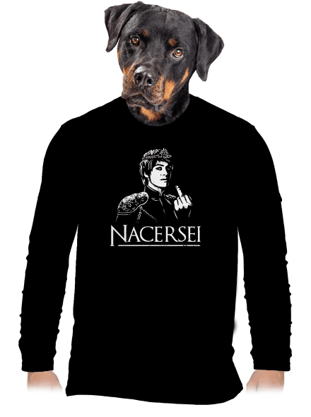 Nacersei pánské dlouhý rukáv Black