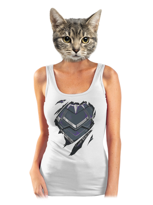 Panther inside dámské tílko klasické White