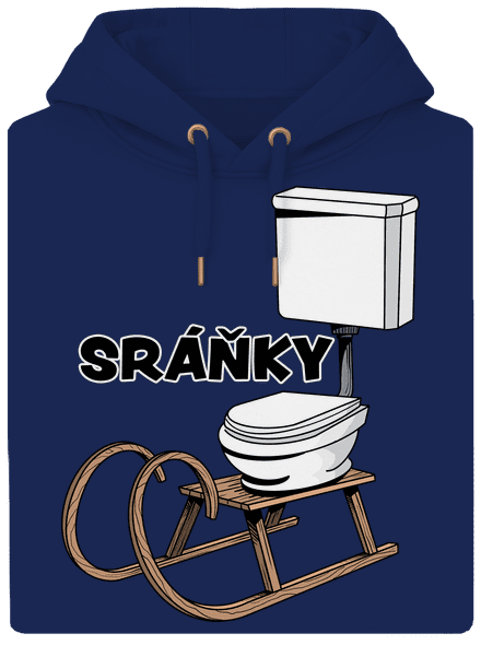 Sráňky unisex mikina premium Navy