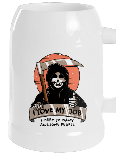 I love my job půllitr White