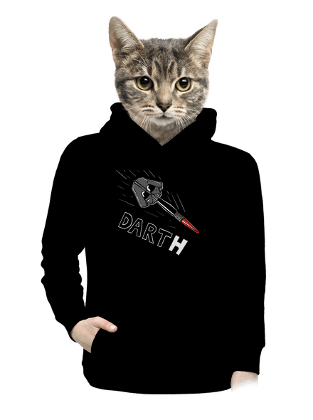 Dart(h) dámská mikina klokanka Black