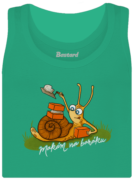 Makám na baráku dámské tílko klasické Mint Mal