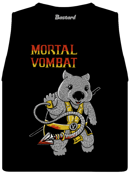 Mortal Vombat dámské tílko volné Black