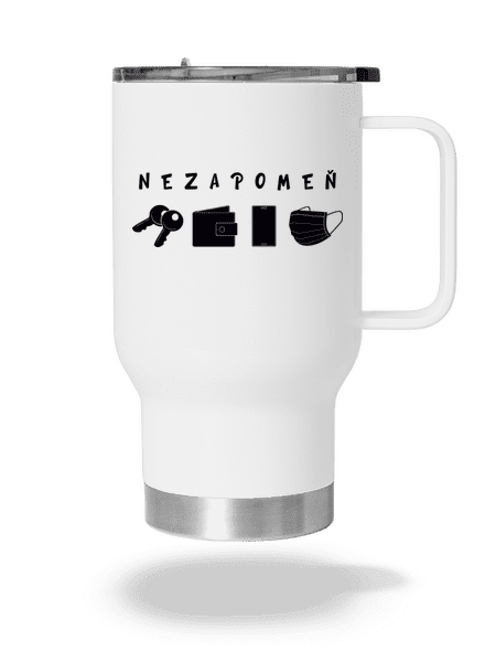 Nezapomeň termohrnek White