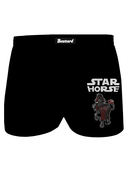 Star horse pánské trenky Black