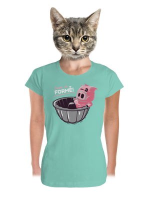 Ve formě dámské tričko premium Mint Mal