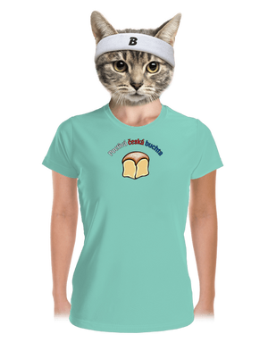 Poctivá buchta a klobása dámské sportovní tričko Mint Mal