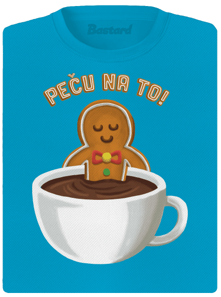 Peču na to! dámské sportovní tričko Blue Atol