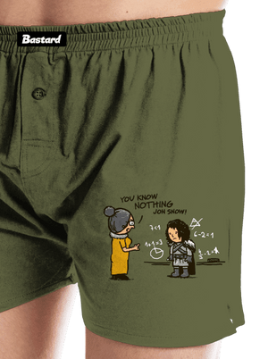 You Know Nothing pánské trenky Khaki