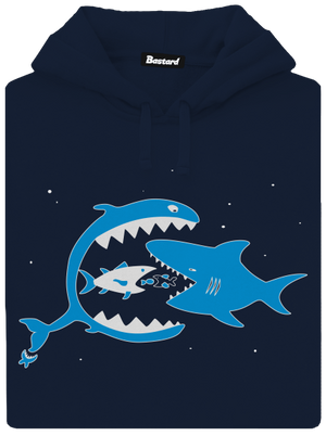 Rybky pánská mikina klokanka Navy