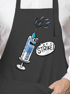 Stříkej zástěra Dark Grey