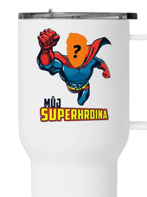 Můj superhrdina termohrnek White