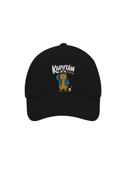 Kapytán pohody kšiltovka baseballka Black