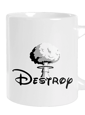 Destroy velký hrnek White