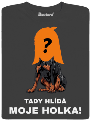 Tady hlídám já pánské dlouhý rukáv Dark Grey