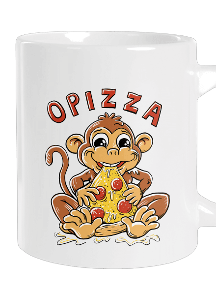 Opizza velký hrnek White