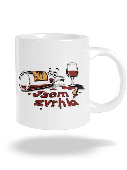 Zvrhlá velký hrnek White