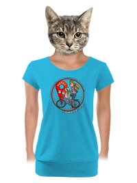 dámské tričko s lemem