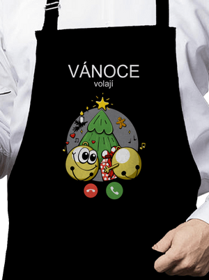 Vánoce volají zástěra Black