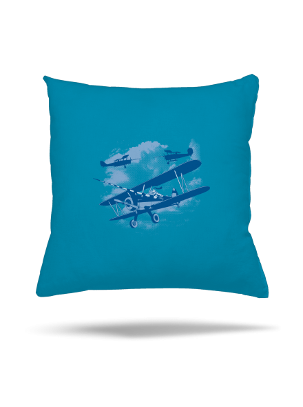 Rytíři nebes polštář Blue Turquoise