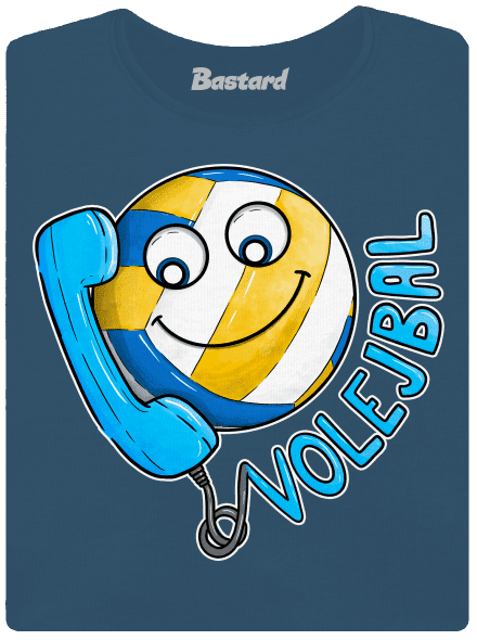 Volejbal dámské tričko premium Petrol Blue