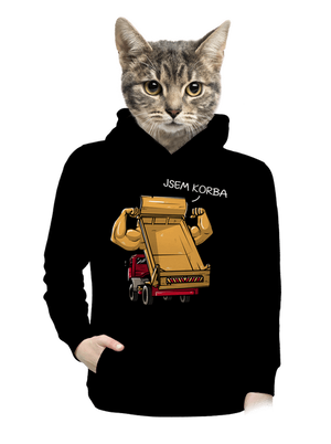 Korba dámská mikina klokanka Black