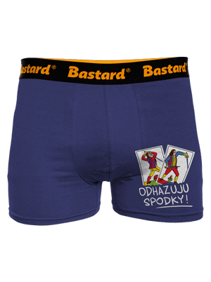 Karty Prší boxerky Blue Navy