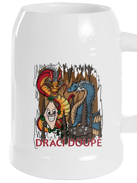 Dračák půllitr White