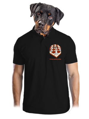 Dáma nahá jedna pánská polokošile Black